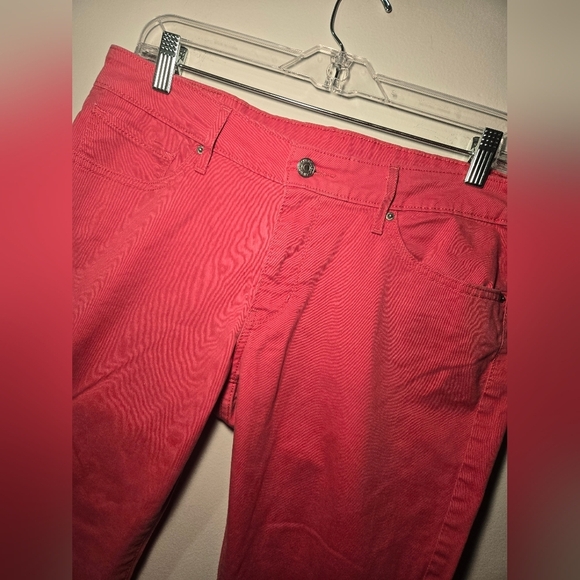 Levi's Jeans Womens 31 Pink Cotton Stretch Mid Rise Skinny 5 Pocket Casual - Picture 4 of 8